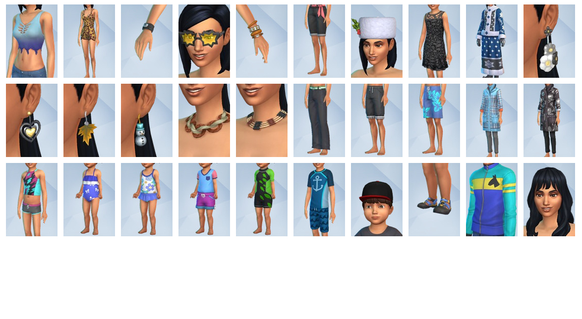 The Sims 4 Stagioni Itemes