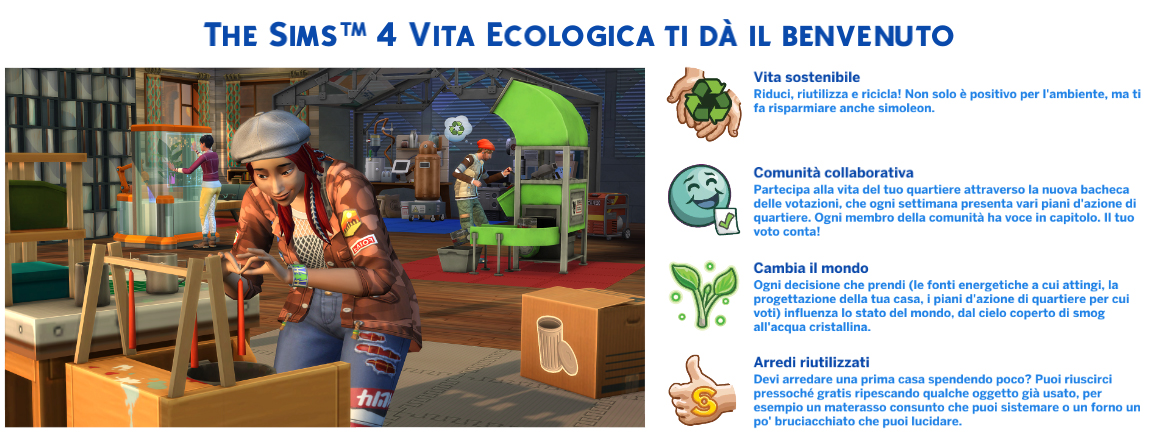 the sims 4 Vita Ecologica Review Benvenuto
